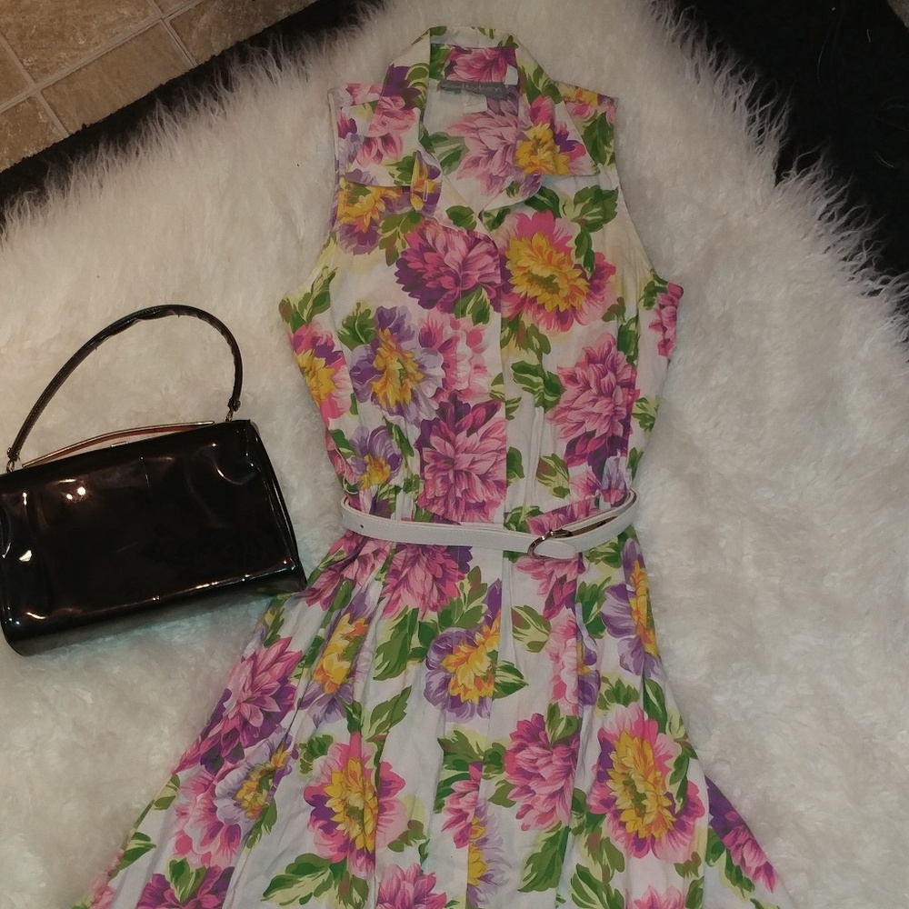 Vintage Floral Dress **SOLD